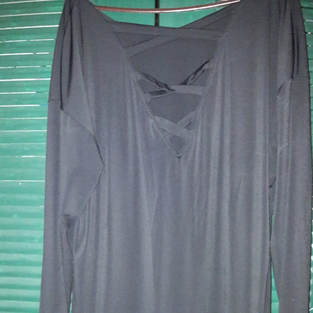 Black blouse elegant - semi elegant